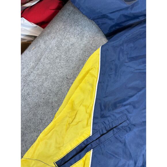 VTG 90s G-III Indiana Pacers Windbreaker Jacket Mens Blue Yellow NBA Sports XL - Picture 9 of 10